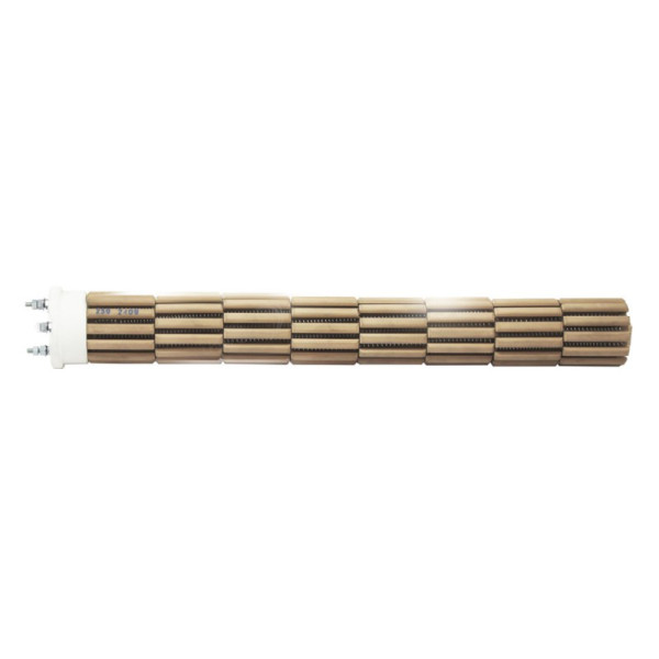 Resistencia Cerámica 2000W para Termo Aparici, Simex y Atermical | 8 Piedras Ø35mm L450mm | Recambio Seco C.O. 91073