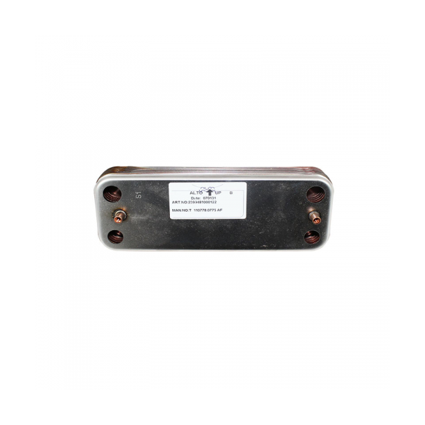 Intercambiador de 14 Placas para Calderas Ariston | Modelos Genus, Codex, Linda | Recambio Original Ariston Código 571646