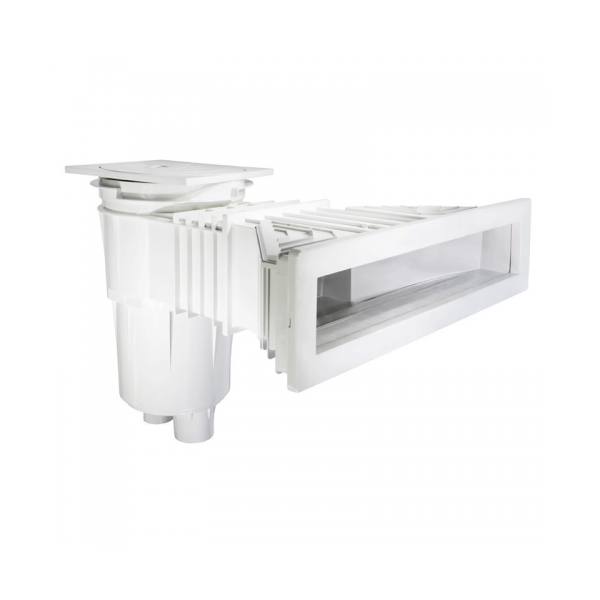 Skimmer Piscina NORM Sin Insertos | Cumple EN-13451 | Caudal Máx 7.5 m³/h | ABS Blanco Alta Resistencia Comercial