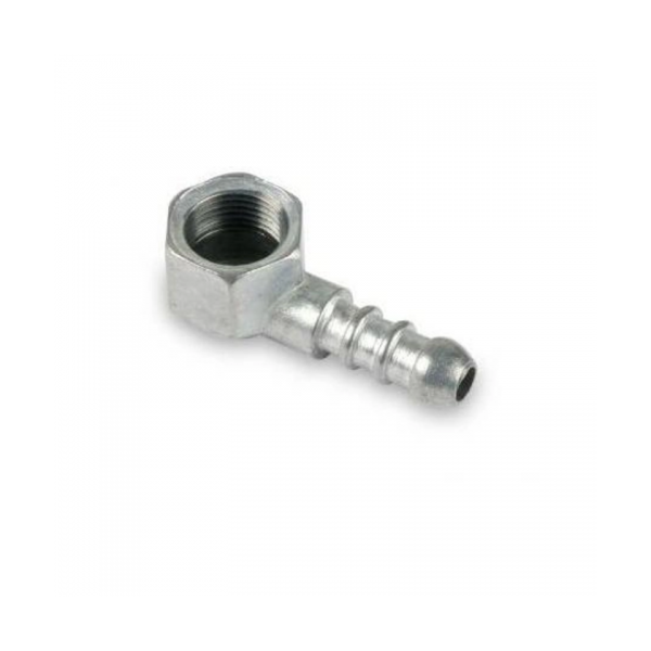 Tetina Acodada 90º para Toma de Gas | Rosca Macho 1/2" | Conector de Seguridad para Calentador y Cocina