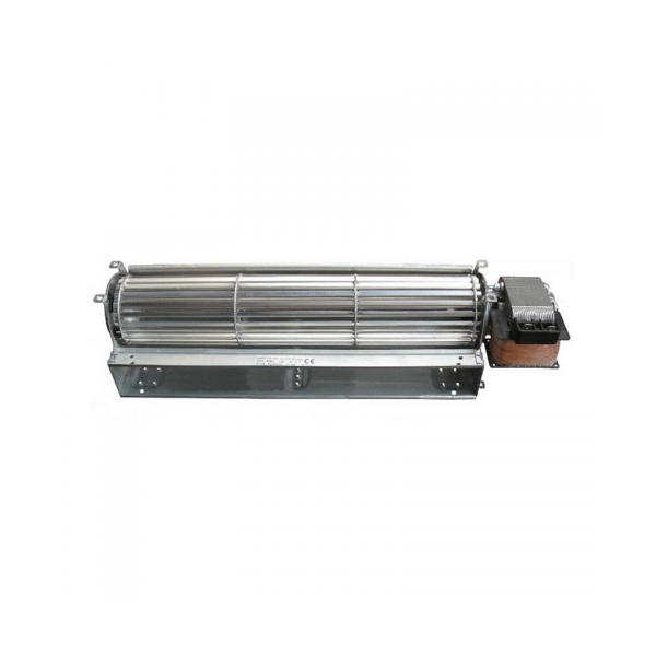 Motor Ventilador Tangencial Emmevi TGA 300DX para Estufas Ferroli | Hélice 8x30cm, C.O. 599000340 (Repuesto Original)