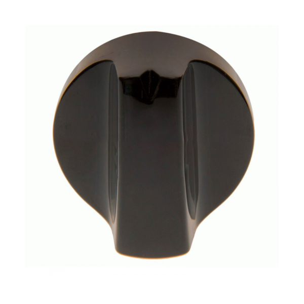 Mando Cocina Teka Negro CG LUX 70.5 | Recambio Original para Encimera de Cristal | Código 61004103 | Eje en "D"