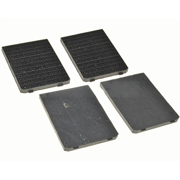 Kit 4 Filtros Carbón Activo Teka CNL 6400 | Medidas 183x136 mm | Recambio 6180125 | Filtro de Olores para Campana Recirculación