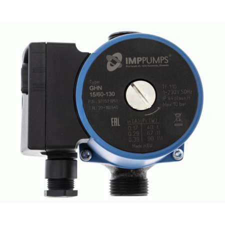 Bomba Circulación Domusa/IMP GHN 15/60-130 | 1", 130mm, 90W | Repuesto Original Códigos CFOV000029, 979521961SAN