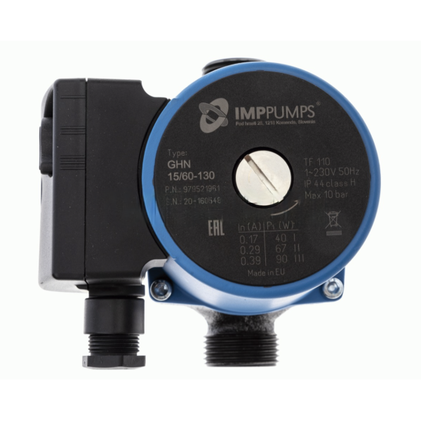Bomba Circulación Domusa/IMP GHN 15/60-130 | 1", 130mm, 90W | Repuesto Original Códigos CFOV000029, 979521961SAN